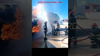 AIRCRAFT FIRE FIGHTING TRAINING [upl. by Llerrahs]