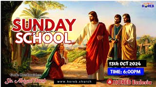 Sunday School  131024  Sis Jyothirmai Paul  HOREB Prayer House [upl. by Corene986]