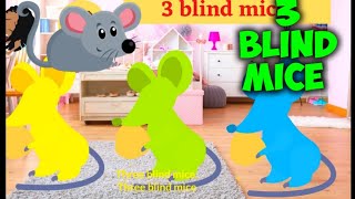 Three blind mice song original version  3 blind mice song with lyrics [upl. by Alywt362]