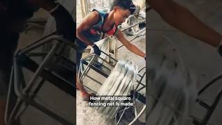 From Wire to Fence The Making of Metal Square Fencing Net 🧱⚙️ MetalMesh FactoryTour Engineering [upl. by Gill243]