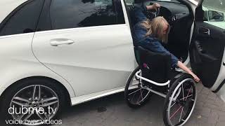 WHEELCHAIR CAR TRANSFER T6 PARAPLEGIC ♿️ [upl. by Brandice]