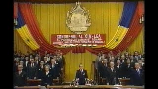 Nicolae Ceausescu  Fragment din Congresul al 14lea al PCR 20 Noiembrie 1989 [upl. by Nnasus63]