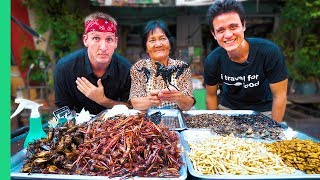 Exotic THAI FOOD Tour in Bangkok with Mark Wiens Freaky Thai Food  Yummy Face Challenge [upl. by Claudius]