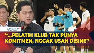 Tegas Ketum PSSI Erick Thohir Ungkap 3 Point Penting Dalam Transformasi Sepak Bola Indonesia [upl. by Weiman]