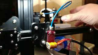 Todays 3D Print 141 Nozzle Jam Capricorn High Temp ptfe amp hardened nozzle upgrade Ender 2 CR 10 [upl. by Vocaay]