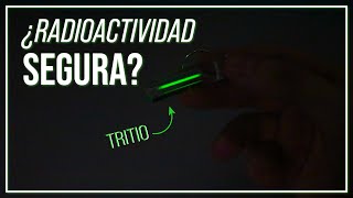 ¿Radioactividad segura Mi llavero LUMINOSO con TRITIO  La Radioluminiscencia [upl. by Nilson]