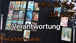 Wassermann  Mitte bis Ende Juli 2024  Reflektion der Vergangenheit [upl. by Delogu177]