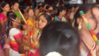 kolattam DanceKolatam Patalu in Telugu kolattam Dance Performance in Vijayawada kanakadurga temple [upl. by Pampuch690]