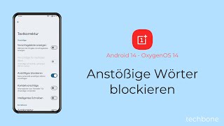 Anstößige Wörter blockieren  OnePlus Android 14  OxygenOS 14 [upl. by Hale]