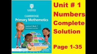 Cambridge Primary Mathematics Grade 1  Page 1 to 35 [upl. by Yelsgnik218]