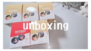 ‪꒰ 開封動画 ꒱‬ あんスタグッズ開封 ❥ 缶バッジ [upl. by Ahseela]