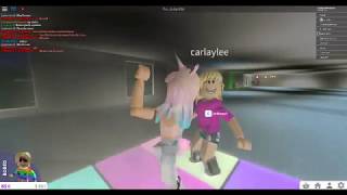 Playing Roblox Bloxburg with YouTuber Carlaylee HD part 1 [upl. by Novoj]