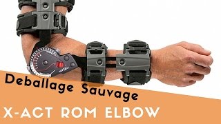 Attelle XAct ROM Elbow DJO Global  déballage sauvage par glg [upl. by Borg]