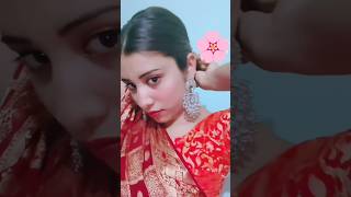 Saree Hairstyle🎀 for Festive season ✨ hairstyle saree haircare viralshort shortsfeed trending [upl. by Ahsym]