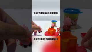 GEORGE y PEPPA PIG aprenden las figuras con PLASTILINAS [upl. by Crescint]