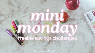 Mini Monday  Free Savings Challenges  Completed Challenges [upl. by Pail]