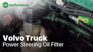 Volvo Truck Power Steering Oil Filter  Replacement  OTR Performance [upl. by Mulligan]