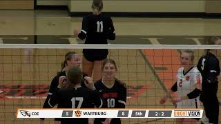 ICMA 2024 Jax amp Landon Wartburg Volleyball vs Coe College [upl. by Spike122]