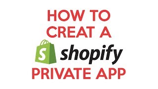 Create a Shopify private app and give it access permissions [upl. by Neruat]