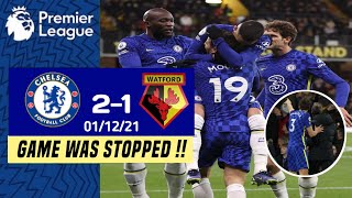 BREAKING  Watford vs Chelsea STOPPED after medical incident [upl. by Olrak549]