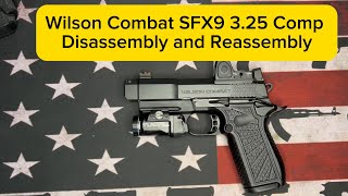 Wilson Combat SFX9 325” w Comp Disassembly and Reassembly Trigger PullReset  P365 Comparison [upl. by Hum324]