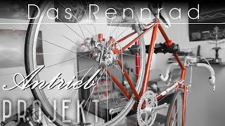 Rennrad Projekt  Antrieb montieren [upl. by Aihseuqal769]