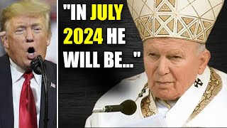 5 Mins AgoThe Last Words Of Pope John Paul II about Donald Trump Before His Death Shocked The World [upl. by Erbas291]