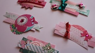 Make your own embellishments using your paper scraps [upl. by Ainessej626]