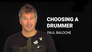 Paul Baloche Choosing a drummer [upl. by Hendricks]