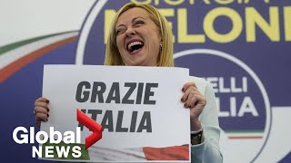 Giorgia Meloni set to become Italys next PM Italians offer mixed reaction [upl. by Ramled1]