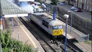 DC Rail 56103 clags out of Aylesbury running light 230824 [upl. by Sifan]