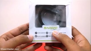 NuBand Activ Fitness Tracker  Unboxing and First Impressions [upl. by Brit203]