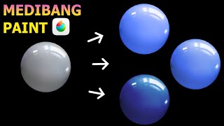 【Medibang Paint Android】3 Ways to Turn Grayscale into Color 【Tutorial】 [upl. by Ahsena]