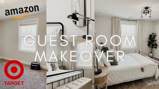 GUEST ROOM MAKEOVER ON A BUDGET [upl. by Iblehs]