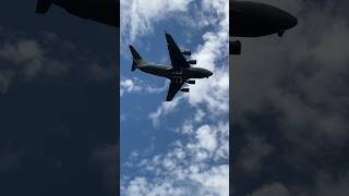 C17 Globemaster III flyover at the 2024 New York Air Show ✈️ airdotshow nyairshow [upl. by Anailuig]