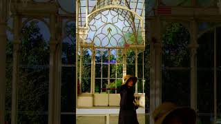 Italian 19century greenhouse Art Nouveau style 🪴 Autumn in Florence Ep5 travelvlog italyvibes [upl. by Yttak]