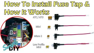 How To Install A Fuse Tap amp How It Works  Hardwire [upl. by Bronez776]