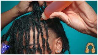 BEST WAY TO MOISTURIZE YOUR LOCS  High Top Dreads [upl. by Atiuqehs]