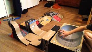 super cool tech deck tricks [upl. by Nylauqcaj806]