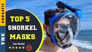 ✅ Top 5 Best Full Face Snorkel Mask For Diving 2022 Tested amp Reviewed [upl. by Rastus195]