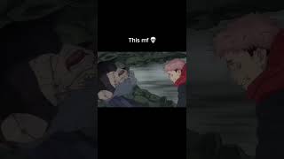 Bro really was born a villain mahito yujiitadori anime jujutsukaisen jjk manga edit [upl. by Alaekim]