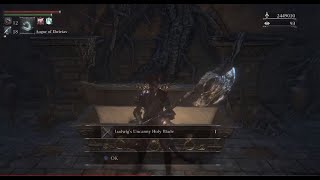 Bloodborne  Cursed and Defiled Chalice Walkthrough  No Commentary  Uncanny Ludwigs and Logarius [upl. by Attiuqahs]