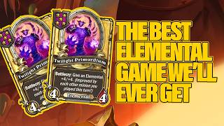 We Got The Best Elemental Game of the Season On Day 1  Dogdog Hearthstone Battlegrounds [upl. by Oal]