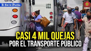 Las rutas peores calificadas casi 4 mil quejas por deficiencias del transporte público [upl. by Oribel467]