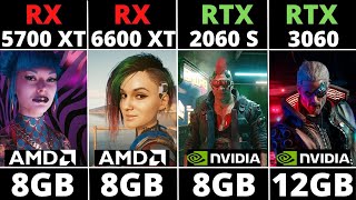 RX 5700 XT VS RX 6600 XT VS RTX 2060 SUPER VS RTX 3060  1440p [upl. by Ailahtan]