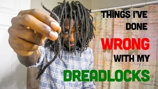 40  Locs Mistakes Ive Made w My Locs  Combining Locs cedlocks [upl. by Eneres910]