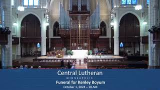 Funeral for Kenley Boyum  October 1 2024 [upl. by Mandych184]