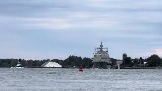 Uss Nantucket on the St Lawrence [upl. by Irolav]