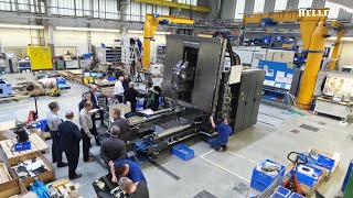 Making of the HELLER F 6000  Assembly of the new 5axis machining centre [upl. by Orling]