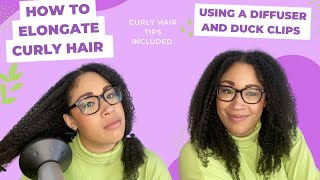 How to Elongate Curly Hair [upl. by Bac]